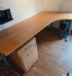 Ikea Galant bureau met verlengdeel, Huis en Inrichting, Bureaus, Ophalen, Gebruikt