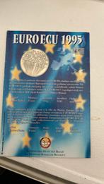 Penning euro ecu 1995 munt van België, Postzegels en Munten, Penningen en Medailles, Ophalen of Verzenden, Overige materialen