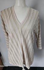 Leo & Ugo shirt beige met glitter maat 40, Maat 38/40 (M), Leo & Ugo, Beige, Ophalen of Verzenden