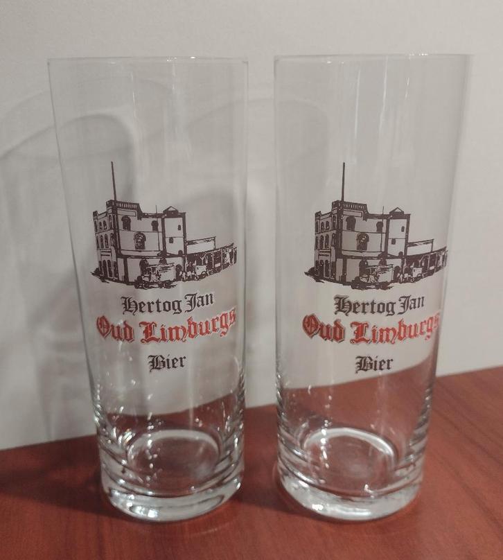 Hertog Jan Oud Limburgs Glazen 20cl. (M1), Verzamelen, Biermerken, Gebruikt, Glas of Glazen, Hertog Jan, Ophalen of Verzenden