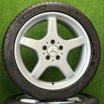 Originele 18 inch Mercedes AMG velgen banden E-klasse W211, 18 inch, Gebruikt, 265 mm, Banden en Velgen
