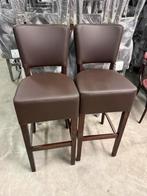 Barkrukken rugleuning krukken bar cafe kroeg mancave kruk, Huis en Inrichting, Barkrukken, Hout, 5 krukken of meer, Met voetsteun