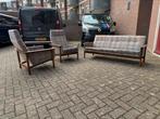 Deens Scandinavisch jaren 60 design vintage bankstel, Huis en Inrichting, Banken | Bankstellen, Ophalen, Gebruikt