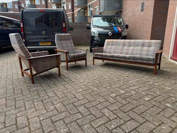 Deens Scandinavisch jaren 60 design vintage bankstel