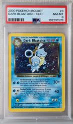 Pokémon Dark Blastoise (Holo Rare) 3/82 Team Rocket - PSA 8, Ophalen of Verzenden, Zo goed als nieuw, Losse kaart, Foil