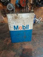 Vintage Mobil Oliekan, 30 cm hoog, Verzamelen, Merken en Reclamevoorwerpen, Gebruikt, Gebruiksvoorwerp, Mobil, Onbekend
