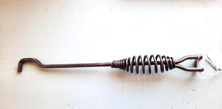 Deksellifter, kachelijzer, pook, rakelijzel (7869-1), Antiek en Kunst, Curiosa en Brocante, Ophalen