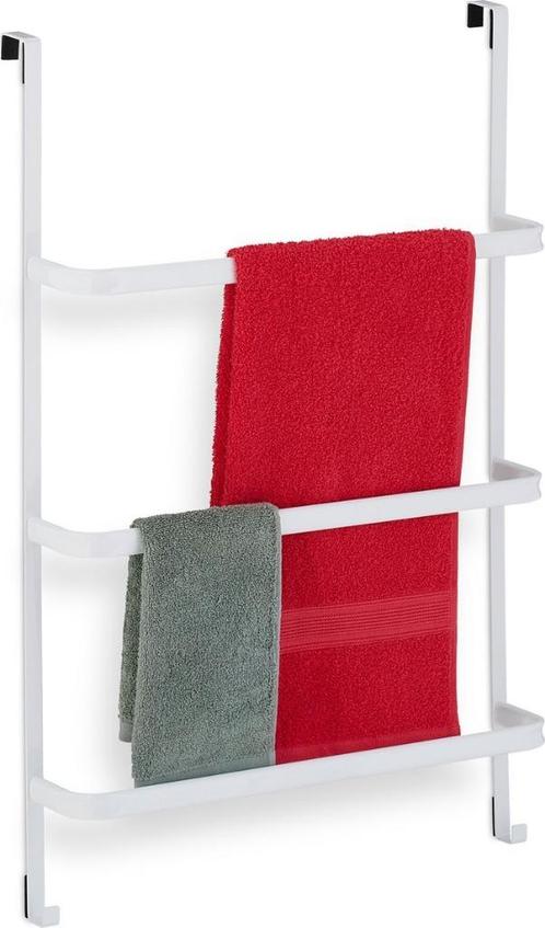 Handdoekhouder, Huis en Inrichting, Badkamer | Badtextiel en Accessoires, Gebruikt, Overige typen, Wit, Ophalen of Verzenden