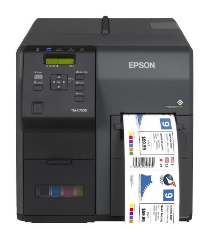 Epson ColorWorks C7500G kleuren etiketten printer C31CD84312, Computers en Software, Labelprinters, Nieuw, Etiket, Tape-label