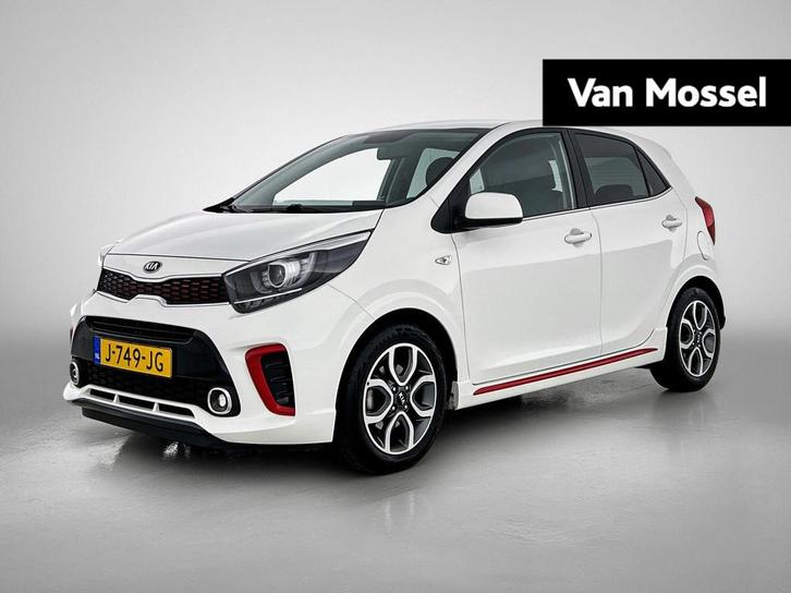 Kia Picanto 1.0 MPi GT-Line Edition | Lederen Bekleding | Ca, Auto's, Kia, Bedrijf, Te koop, Picanto, ABS, Achteruitrijcamera