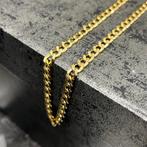 Prachtige 14 karaats gouden cuban ketting, Sieraden, Tassen en Uiterlijk, Kettingen, Ophalen of Verzenden, Nieuw, Goud