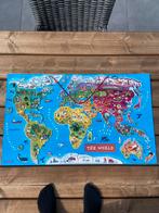 Magnetische wereld kaart voor kinderen, Ophalen of Verzenden, Zo goed als nieuw, Wanddecoratie