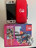 Nintendo Switch OLED + Mario Kart ediotion, Racen en Vliegen, Ophalen of Verzenden, Zo goed als nieuw, Eén computer
