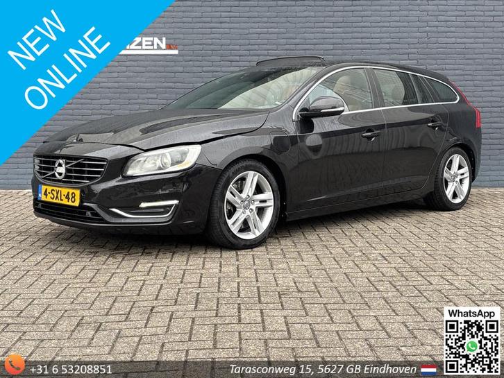 Volvo V60 2.4 D6 AWD Plug-In Hybrid Summum | Pano | Leder |, Auto's, Volvo, Bedrijf, Te koop, V60, 4x4, ABS, Adaptieve lichten