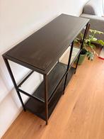 Zwarte Display Kast, Huis en Inrichting, Kasten | Vitrinekasten, Ophalen, Met plank(en), 100 tot 150 cm, 50 tot 100 cm