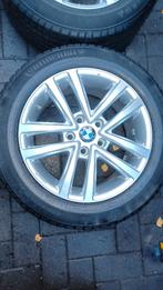 Winterbanden bmw 2 serie  205 55 16 alu velgen 5x112 tpms, Auto-onderdelen, Banden en Velgen, Ophalen, Gebruikt, 16 inch, Banden en Velgen