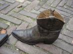 GRATIS VERZENDEN STOERE ZWART BRUINE SENDRA COWBOYLAARZEN 37, Verzenden, Zwart, Lage of Enkellaarzen, Zo goed als nieuw