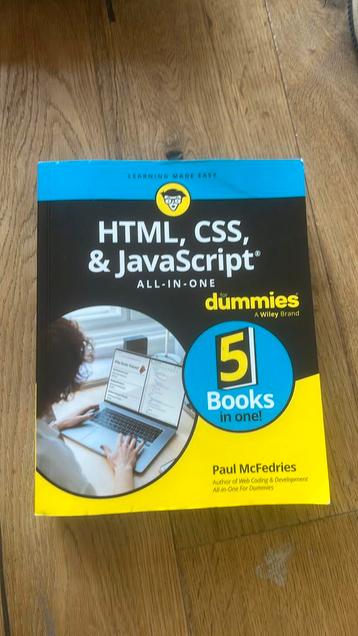 HTML, CSS en JavaScript voor dummies beschikbaar voor biedingen