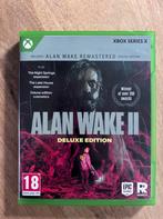 Alan Wake II Deluxe Edition + Alan wake 1- Xbox Series X, Ophalen of Verzenden, Zo goed als nieuw