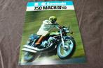 Kawasaki 750 Mach IV model H2  motorfiets verkoopfolder, Ophalen of Verzenden, Kawasaki
