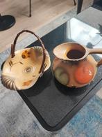 Antiek schaaltje en kan, keramiek, Antiek en Kunst, Antiek | Keramiek en Aardewerk, Ophalen of Verzenden