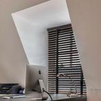 2st houten jaloezieën zwart 80x180cm, Huis en Inrichting, Stoffering | Gordijnen en Lamellen, Ophalen, Zo goed als nieuw, Zwart