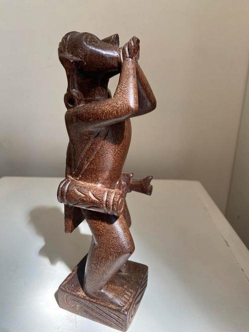 Vintage blaaspijpjager Borneo, Antiek en Kunst, Kunst | Niet-Westerse kunst, Ophalen of Verzenden