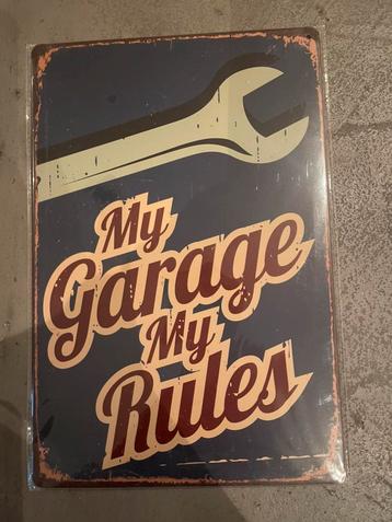 Metalen plaatje beschikbaar voor biedingen