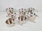 7 x Vintage Gero Zilmeta Dick Simonis pannenset Dutch design