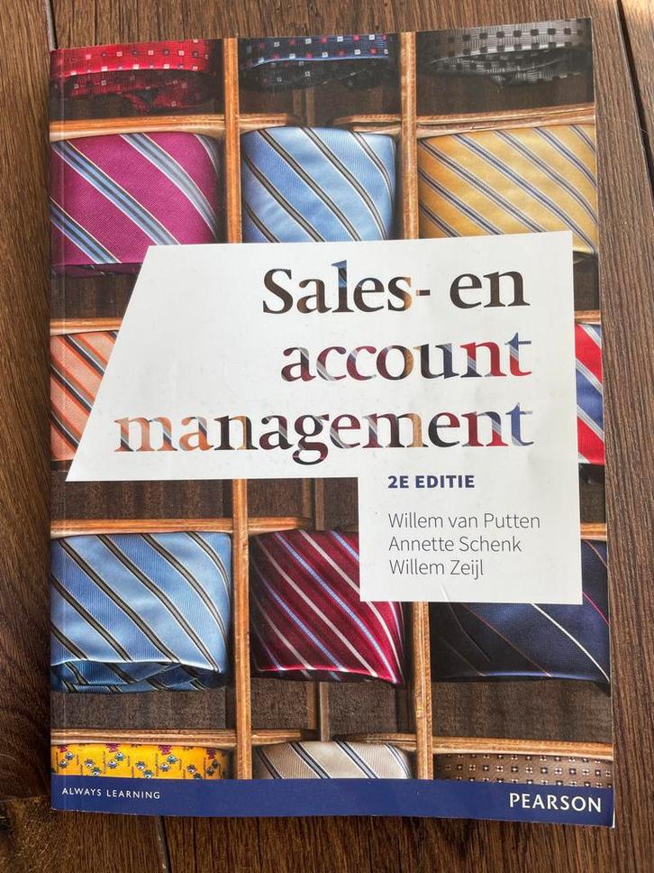 Annette Schenk - Sales- en accountmanagement, Boeken, Schoolboeken, Zo goed als nieuw, Nederlands, Overige niveaus, Ophalen of Verzenden