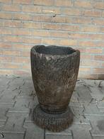 Afrikaanse stamper uit Zambia pot, 25 tot 40 cm, Overige materialen, Rond, Ophalen of Verzenden