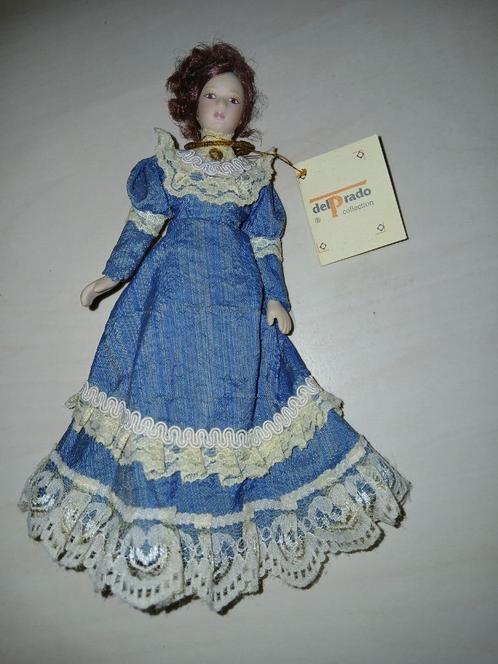 Uitzoeken vintage Del Prado porseleinen poppetje 1:12, Verzamelen, Poppenhuizen en Toebehoren, Zo goed als nieuw, Popje, Ophalen of Verzenden