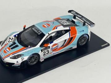 TrueScale 1/18 Mclaren MP4-12C Gulf Macau 2012 #23 TSM beschikbaar voor biedingen