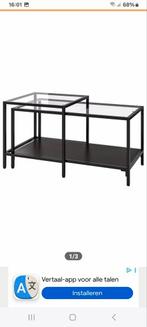 Salontafel, Huis en Inrichting, Tafels | Sidetables, Ophalen, 100 tot 150 cm, Zo goed als nieuw, 25 tot 50 cm