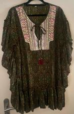 Ibiza Tuniek Blouse - Bohemien Stijl, Kleding | Dames, Verzenden, Zo goed als nieuw, Maat 42/44 (L), Groen