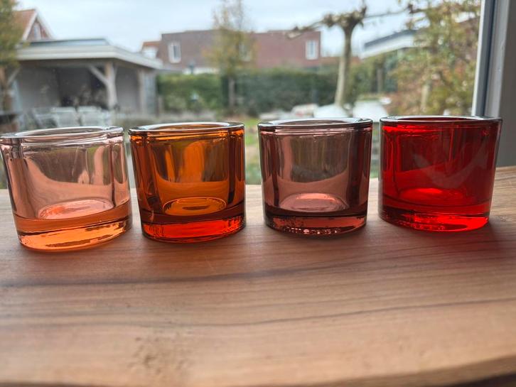 4x Iittala Kivi Kaarsenhouders - Diverse Kleuren, Huis en Inrichting, Woonaccessoires | Kandelaars en Kaarsen, Zo goed als nieuw