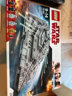 75190 Lego First Order Star Destroyer met mooie standaard, Ophalen of Verzenden, Zo goed als nieuw, Actiefiguurtje