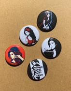 Amy Winehouse buttons speldjes pins Back to Black, Verzamelen, Speldjes, Pins en Buttons, Nieuw, Button, Verzenden