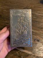 Grote verzilverde Luciferdoos, Ophalen of Verzenden, Zilver