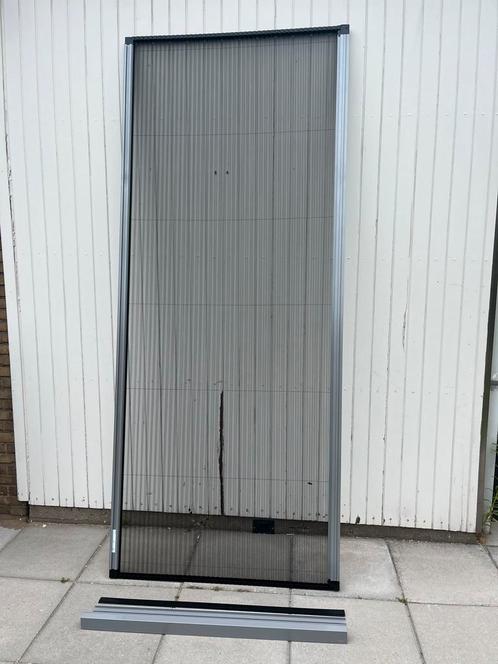 Unilux hordeur in plissé (nieuw) compleet set, Doe-het-zelf en Verbouw, Deuren en Horren, Nieuw, Hordeur, 215 cm of meer, 100 tot 120 cm