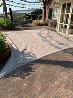 Zeer grote schaduwdoek 6x5 meter beige/zandkleur zeer stevig, Ophalen, Zo goed als nieuw