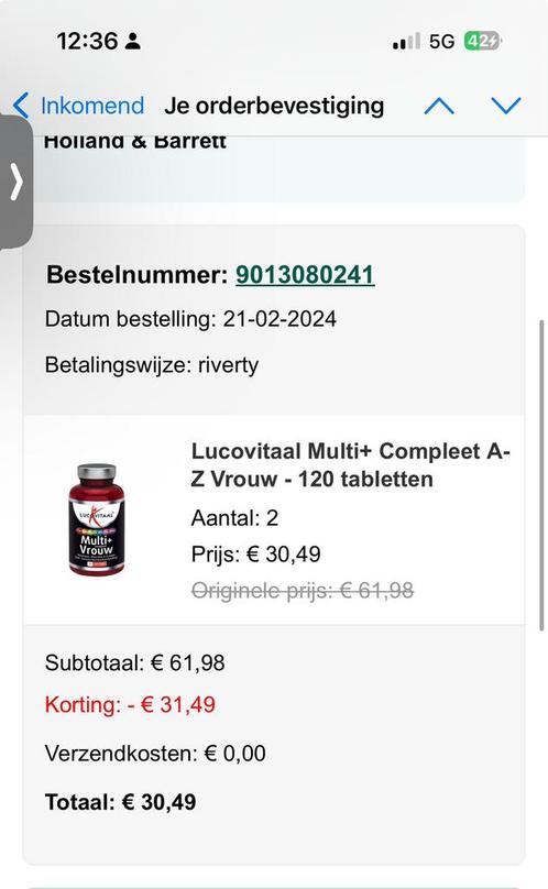 Lucovitaal multi+ Compleet A-Z vrouw 120 tabs, Sport en Fitness, Gezondheidsproducten en Wellness, Ophalen of Verzenden