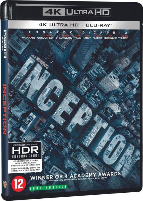 Inception 4K NLO 363334, Cd's en Dvd's, Blu-ray, Nieuw in verpakking, Ophalen of Verzenden