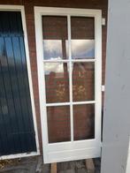 Binnendeur met veiligheidsglas, Doe-het-zelf en Verbouw, Deuren en Horren, Ophalen, Gebruikt, 80 tot 100 cm, Binnendeur