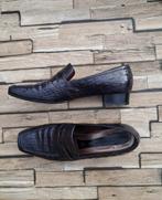 PETER KAISER  Chique Zwart Lederen Loafers, maat 41,5 (7,5), Kleding | Dames, Schoenen, Peter Kaiser, Verzenden, Zo goed als nieuw