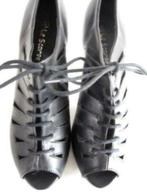 NIEUWE zwarte peeptoes pumps 40, Verzenden, Zwart, Nieuw, Schoenen met hoge hakken
