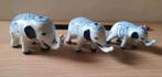 Set van 3 olifantjes, Ophalen of Verzenden, Zo goed als nieuw, Beeldje of Figuurtje