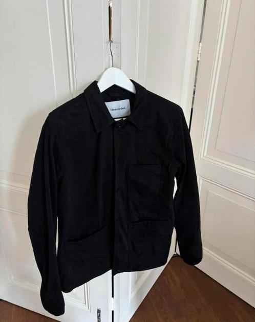 Unrecorded zwart jacket, zwart jackje, worker jacket maat S, Kleding | Heren, Jassen | Zomer, Zo goed als nieuw, Maat 46 (S) of kleiner