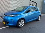 Renault ZOE Intens Huur-Accu (bj 2016, automaat), Auto's, Automaat, 0 cilinders, Gebruikt, Blauw