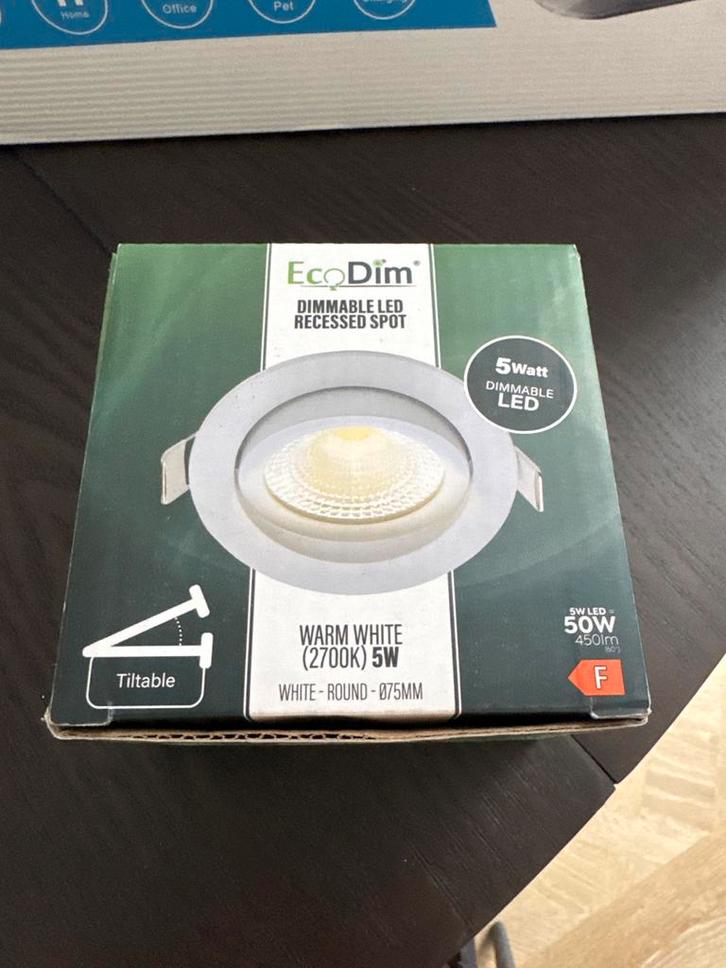 Spot LED Dimbaar - Nieuw in Doos, Huis en Inrichting, Lampen | Losse lampen, Nieuw, Led-lamp, Minder dan 30 watt, Overige fittingen